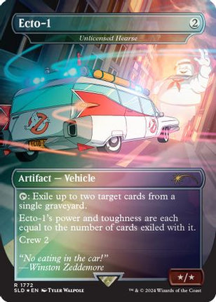 Ecto-1 - Unlicensed Hearse (Rainbow Foil) [Secret Lair Drop Series] Foil