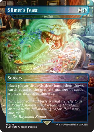 Slimer's Feast - Windfall (Rainbow Foil) [Secret Lair Drop Series] Foil