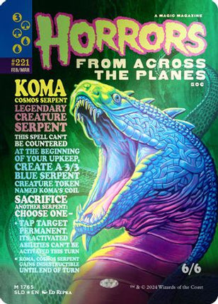 Koma, Cosmos Serpent (Rainbow Foil) [Secret Lair Drop Series] Foil