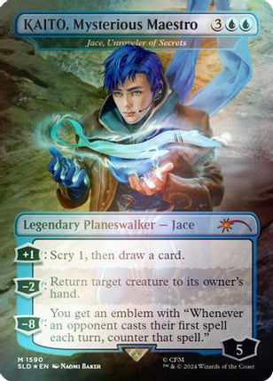 KAITO, Mysterious Maestro - Jace, Unraveler of Secrets (Rainbow Foil) [Secret Lair Drop Series] Foil