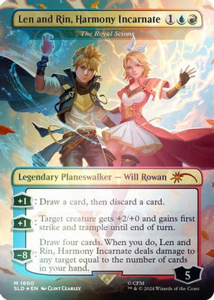 Len and Rin, Harmony Incarnate - The Royal Scions (Rainbow Foil) [Secret Lair Drop Series] Foil