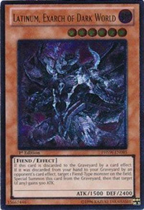 Latinum, Exarch of Dark World (UTR) (Ultimate Rare) [PHSW-EN085] Unlimited