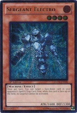 Sergeant Electro (UTR) (Ultimate Rare) [PHSW-EN090] Unlimited