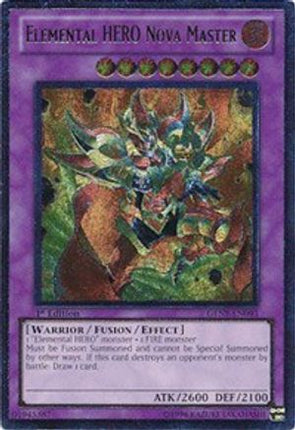Elemental HERO Nova Master (UTR) (Ultimate Rare) [GENF-EN093] Generation Force Unlimited