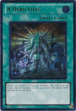 A Hero Lives (UTR) (Ultimate Rare) [GENF-EN098] Generation Force Unlimited