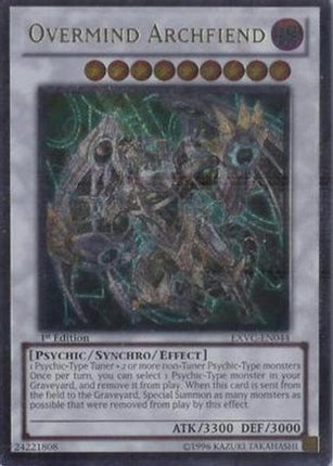 Overmind Archfiend (UTR) (Ultimate Rare) [EXVC-EN044] Extreme Victory Unlimited