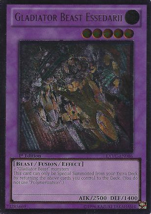 Gladiator Beast Essedarii (UTR) (Ultimate Rare) [EXVC-EN086] Extreme Victory 1st Edition