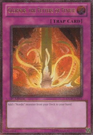 Gleipnir, the Fetters of Fenrir (UTR) (Ultimate Rare) [STOR-EN073] Storm of Ragnarok Unlimited