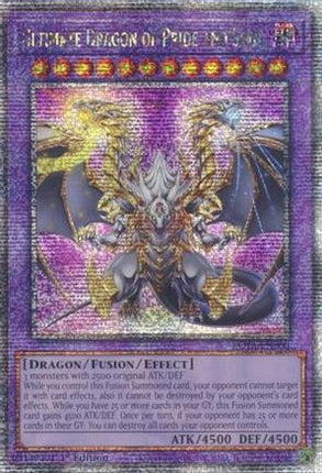 Ultimate Dragon of Pride and Soul [ROTA-EN000] Quarter Century Secret Rare 1st Edition