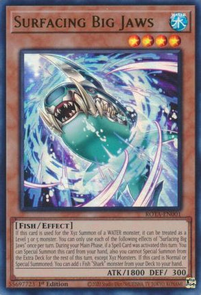 Surfacing Big Jaws [ROTA-EN001] Ultra Rare 1st Edition