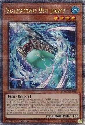 Surfacing Big Jaws  [ROTA-EN001] Quarter Century Secret Rare 1st Edition