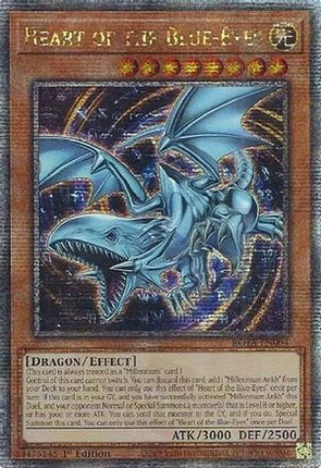 Heart of the Blue-Eyes (Quarter Century Secret Rare)  [ROTA-EN004] 1st Edition