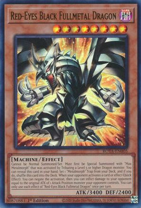 Red-Eyes Black Fullmetal Dragon [ROTA-EN005] Ultra Rare 1st Edition