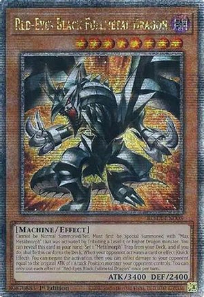 Red-Eyes Black Fullmetal Dragon  [ROTA-EN005] Quarter Century Secret Rare 1st Edition