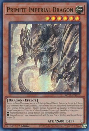 Primite Imperial Dragon [ROTA-EN013] Ultra Rare 1st Edition