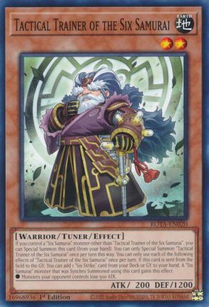 Tactical Trainer of the Six Samurai [ROTA-EN020] Common / Short Print 1st Edition