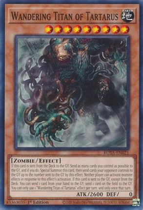 Wandering Titan of Tartarus [ROTA-EN021] Common / Short Print 1st Edition