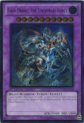 Gaia Drake, the Universal Force (UTR) (Ultimate Rare) [STBL-EN039] Starstrike Blast 1st Edition