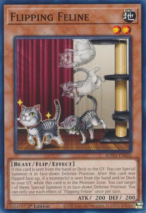 Flipping Feline (Common / Short Print) [ROTA-EN026] 1st Edition