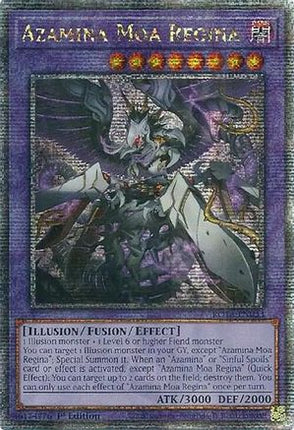 Azamina Moa Regina  [ROTA-EN033] Quarter Century Secret Rare 1st Edition