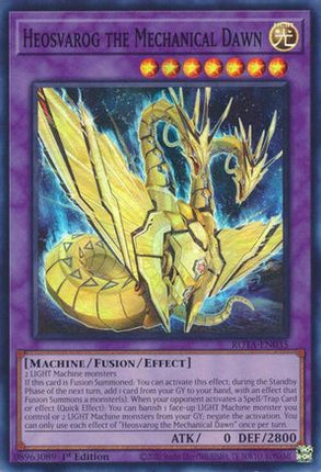 Heosvarog the Mechanical Dawn [ROTA-EN035] Super Rare 1st Edition