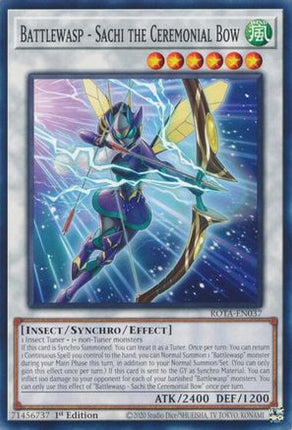 Battlewasp - Sachi the Ceremonial Bow (Common / Short Print) [ROTA-EN037] 1st Edition