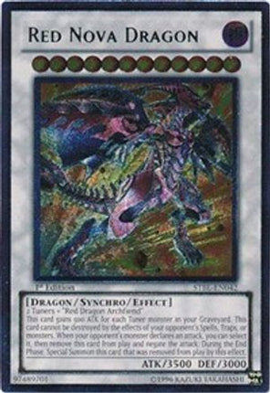 Red Nova Dragon (UTR) (Ultimate Rare) [STBL-EN042] Starstrike Blast 1st Edition