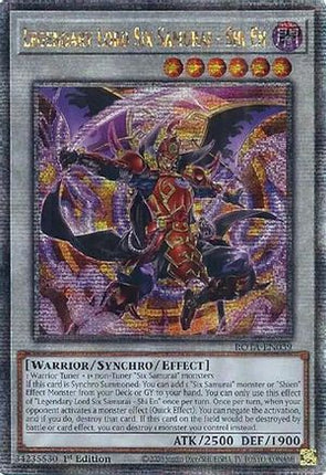 Legendary Lord Six Samurai - Shi En  [ROTA-EN039] Quarter Century Secret Rare 1st Edition