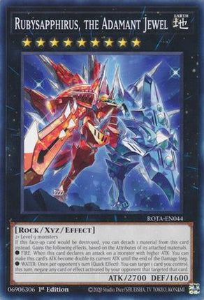 Rubysapphirus, the Adamant Jewel [ROTA-EN044] Common / Short Print 1st Edition