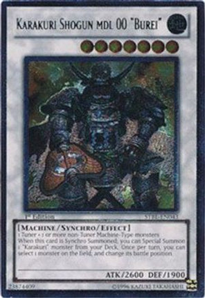 Karakuri Shogun mdl 00 "Burei" (UTR) (Ultimate Rare) [STBL-EN043] Starstrike Blast Unlimited