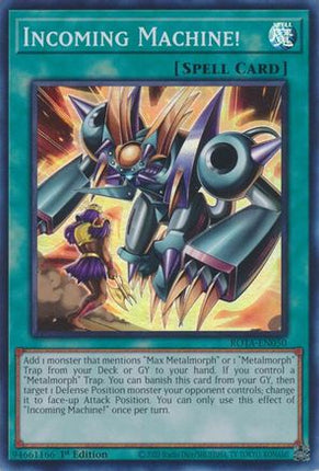 Incoming Machine! [ROTA-EN050] Super Rare 1st Edition