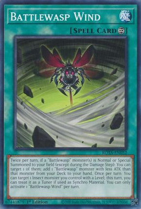 Battlewasp Wind [ROTA-EN052] Common / Short Print 1st Edition