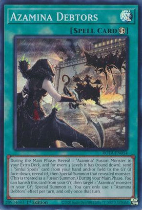 Azamina Debtors [ROTA-EN054] Super Rare 1st Edition