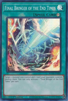 Final Bringer of the End Times [ROTA-EN064] Super Rare 1st Edition