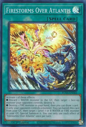 Firestorms Over Atlantis [ROTA-EN066] Super Rare 1st Edition