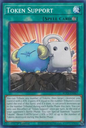 Token Support [ROTA-EN067] Common / Short Print 1st Edition