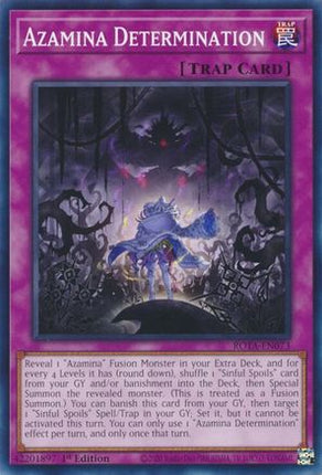 Azamina Determination [ROTA-EN073] Common / Short Print 1st Edition
