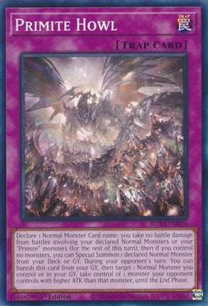 Primite Howl [ROTA-EN076] Common / Short Print 1st Edition