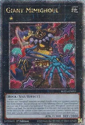 Giant Mimighoul  [ROTA-EN093] Quarter Century Secret Rare 1st Edition