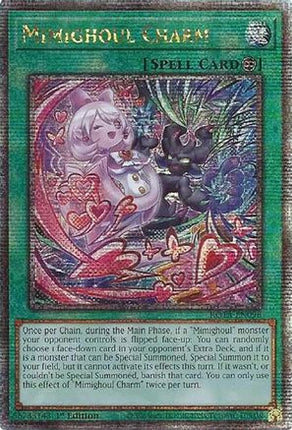 Mimighoul Charm  [ROTA-EN096] Quarter Century Secret Rare 1st Edition