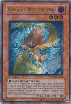 Blackwing - Breeze the Zephyr (UTR) (Ultimate Rare) [TSHD-EN003] 1st Edition