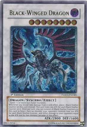 Black-Winged Dragon (UTR) (Ultimate Rare) [TSHD-EN040] Unlimited