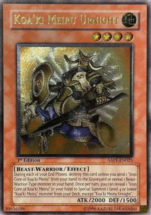 Koa'ki Meiru Urnight (UTR) (Ultimate Rare) [ABPF-EN025] Absolute Powerforce Unlimited