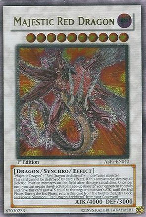 Majestic Red Dragon (UTR) (Ultimate Rare) [ABPF-EN040] Absolute Powerforce Unlimited