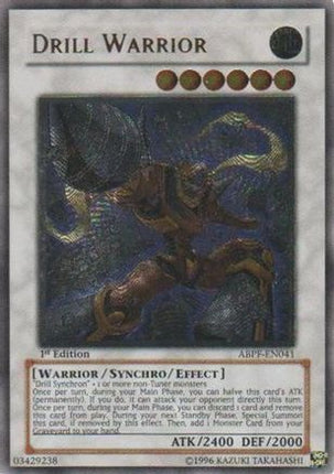 Drill Warrior (UTR) (Ultimate Rare) [ABPF-EN041] Absolute Powerforce 1st Edition