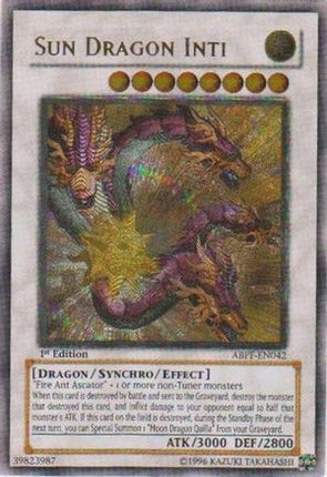 Sun Dragon Inti (UTR) (Ultimate Rare) [ABPF-EN042] Absolute Powerforce 1st Edition