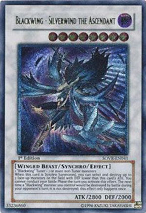 Blackwing - Silverwind the Ascendant [SOVR-EN041] Ultimate Rare