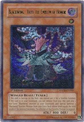 Blackwing - Vayu the Emblem of Honor (UTR) (Ultimate Rare) [ANPR-EN005] Ancient Prophecy Unlimited