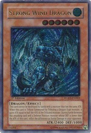 Strong Wind Dragon (UTR) (Ultimate Rare) [RGBT-EN003] Raging Battle 1st Edition