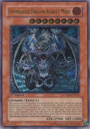 Doomkaiser Dragon/Assault Mode (UTR) (Ultimate Rare) [CRMS-EN019] Crimson Crisis 1st Edition